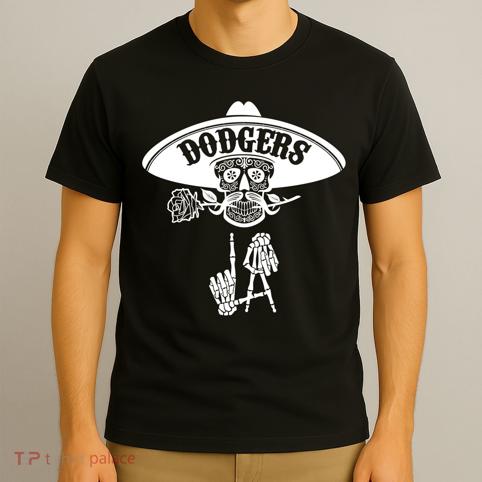 Funny Skull Dodgers T-Shirt