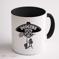 Funny Skull Dodgers Coffee Mug thumb 1