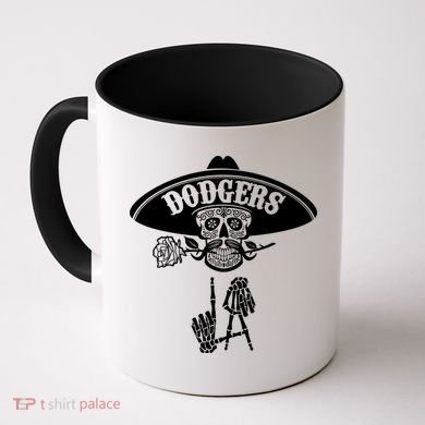 Funny Skull Dodgers Coffee Mug