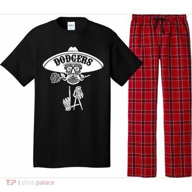 Funny Skull Dodgers Pajama Set