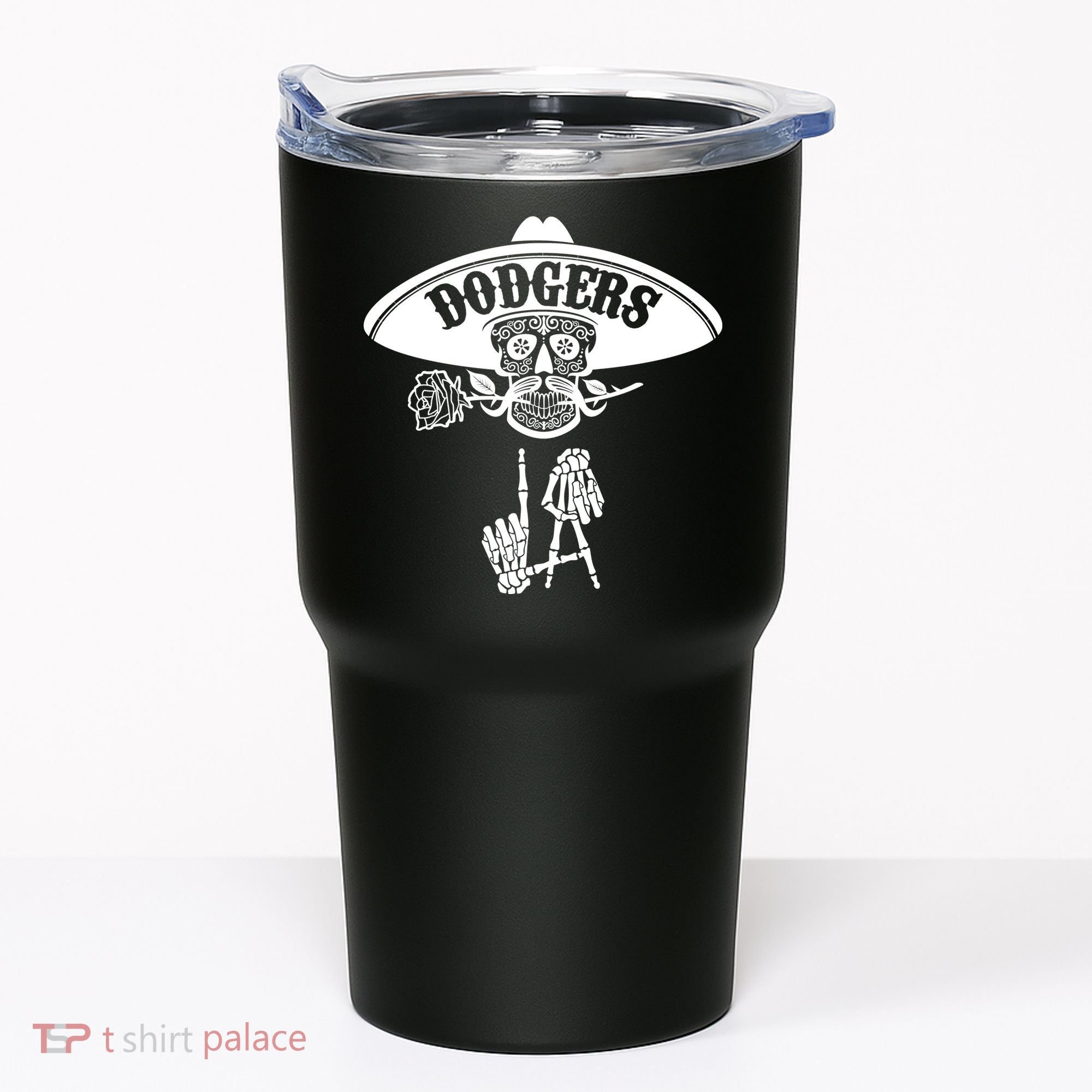 Funny Skull Dodgers Tumbler