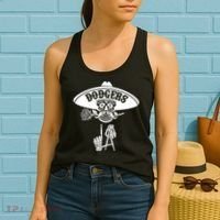 Funny Skull Dodgers Women's Tank Top thumb 2