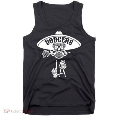 Funny Skull Dodgers Tank Top