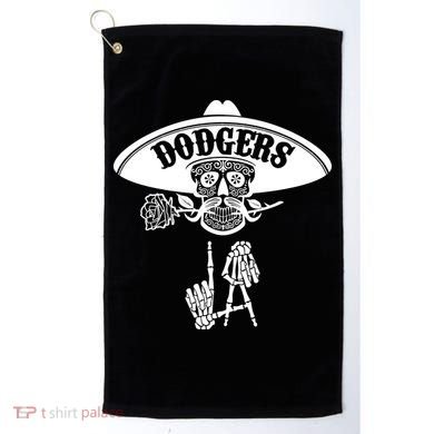 Funny Skull Dodgers Golf Towel