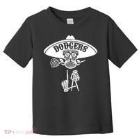 Funny Skull Dodgers Toddler T-Shirt thumb 0