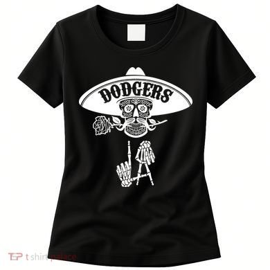 Funny Skull Dodgers Women's T-Shirt
