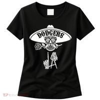 Funny Skull Dodgers Women's T-Shirt thumb 0