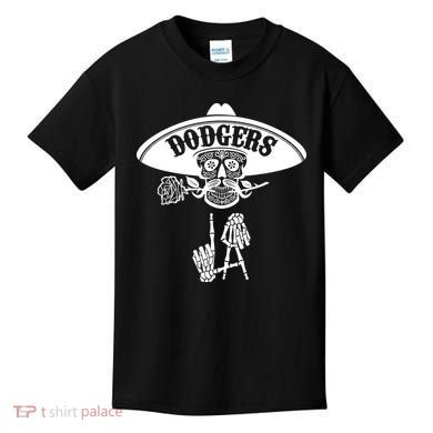 Funny Skull Dodgers Kids T-Shirt