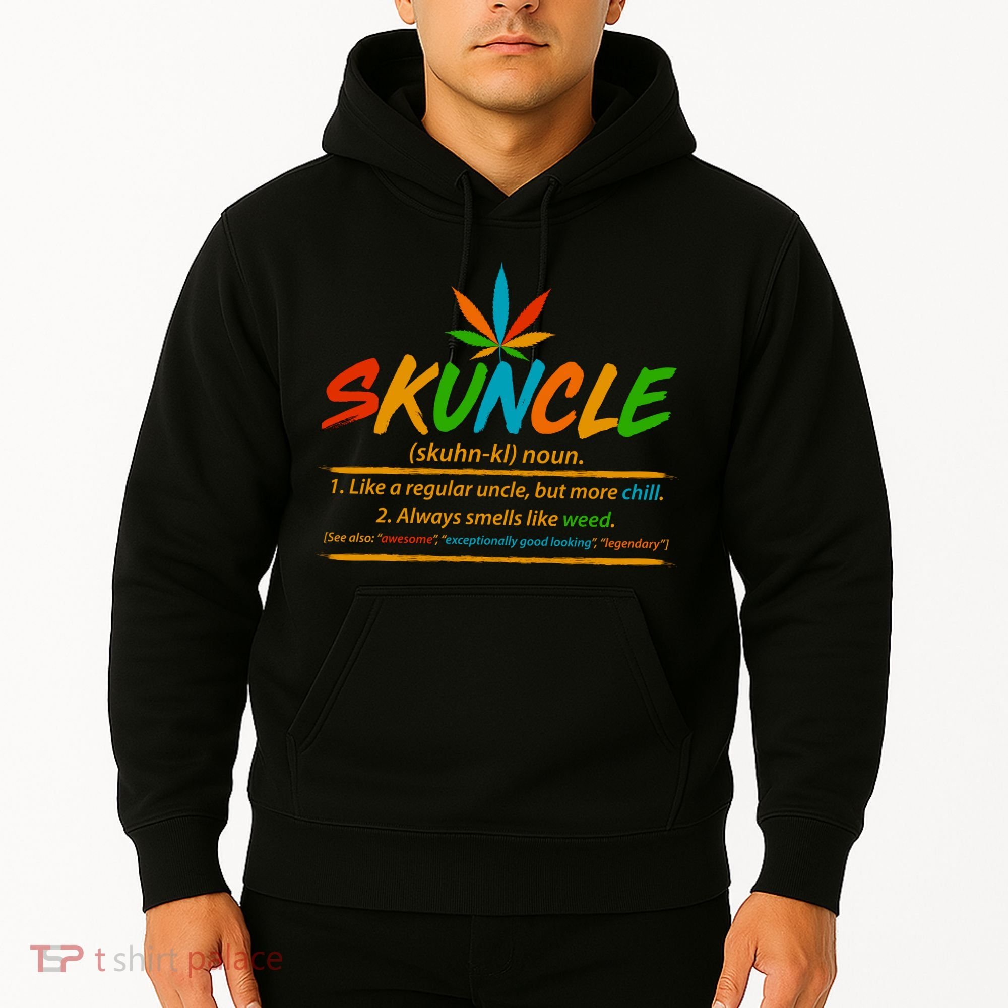 Funny Skuncle Definition Like A Regular Uncle Hoodie