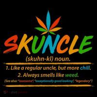 Funny Skuncle Definition Like A Regular Uncle Bucket Hat thumb 4