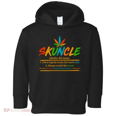 Funny Skuncle Definition Like A Regular Uncle Toddler Hoodie