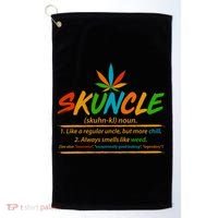 Funny Skuncle Definition Like A Regular Uncle Golf Towel thumb 0