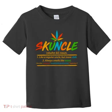 Funny Skuncle Definition Like A Regular Uncle Toddler T-Shirt