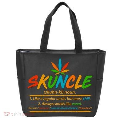 Funny Skuncle Definition Like A Regular Uncle Tote Bag