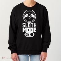 Funny Sloth Mode On Women's Sweatshirt thumb 0