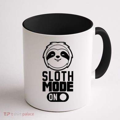 Funny Sloth Mode On Coffee Mug back