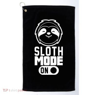 Funny Sloth Mode On Golf Towel