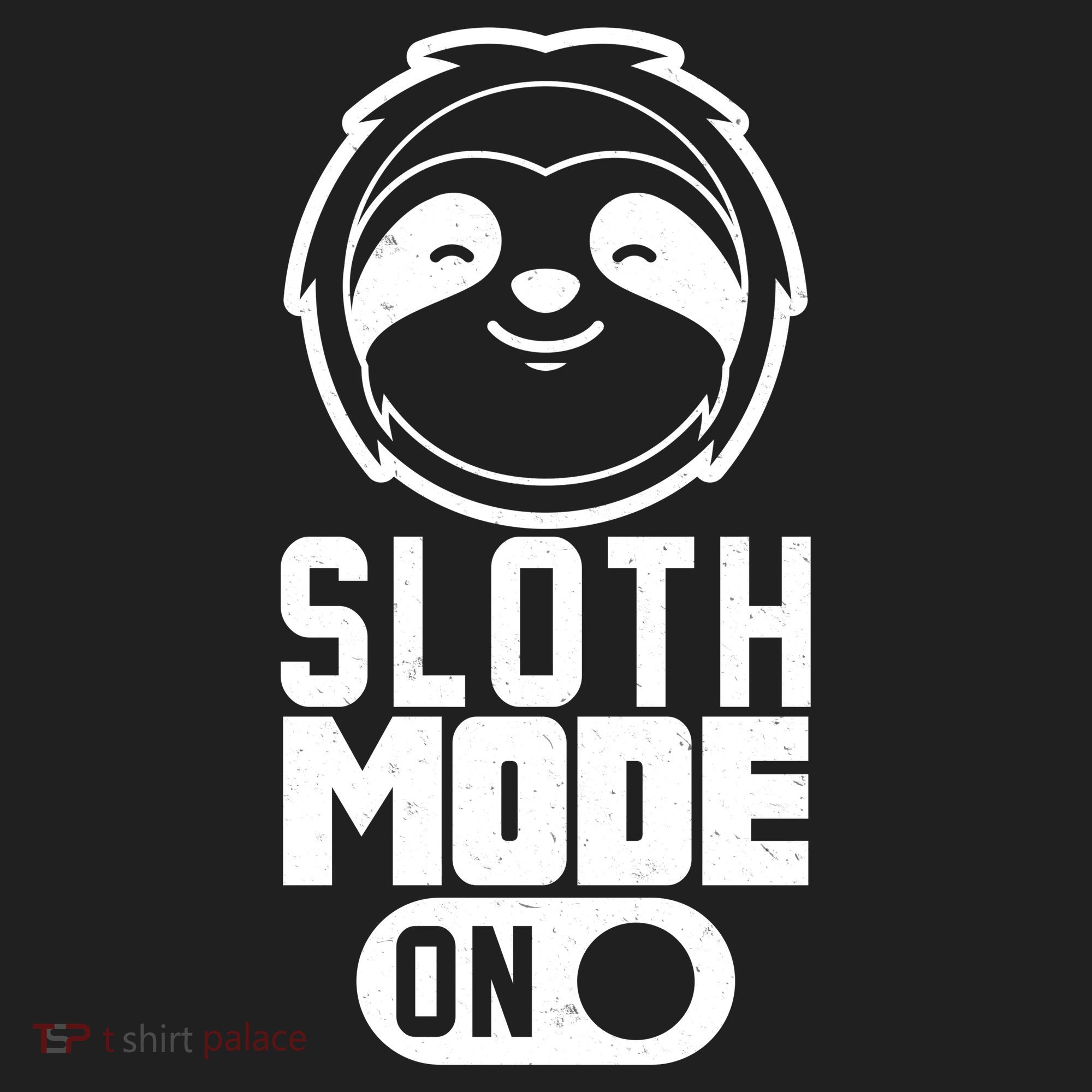 Funny Sloth Mode On Golf Towel