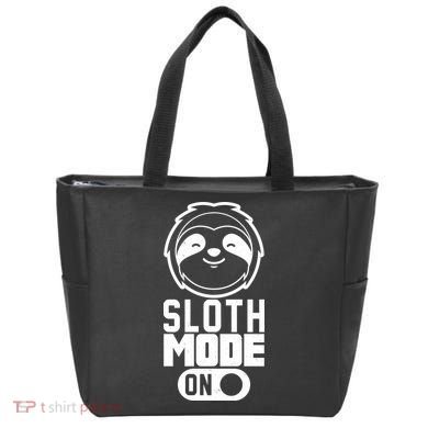 Funny Sloth Mode On Tote Bag