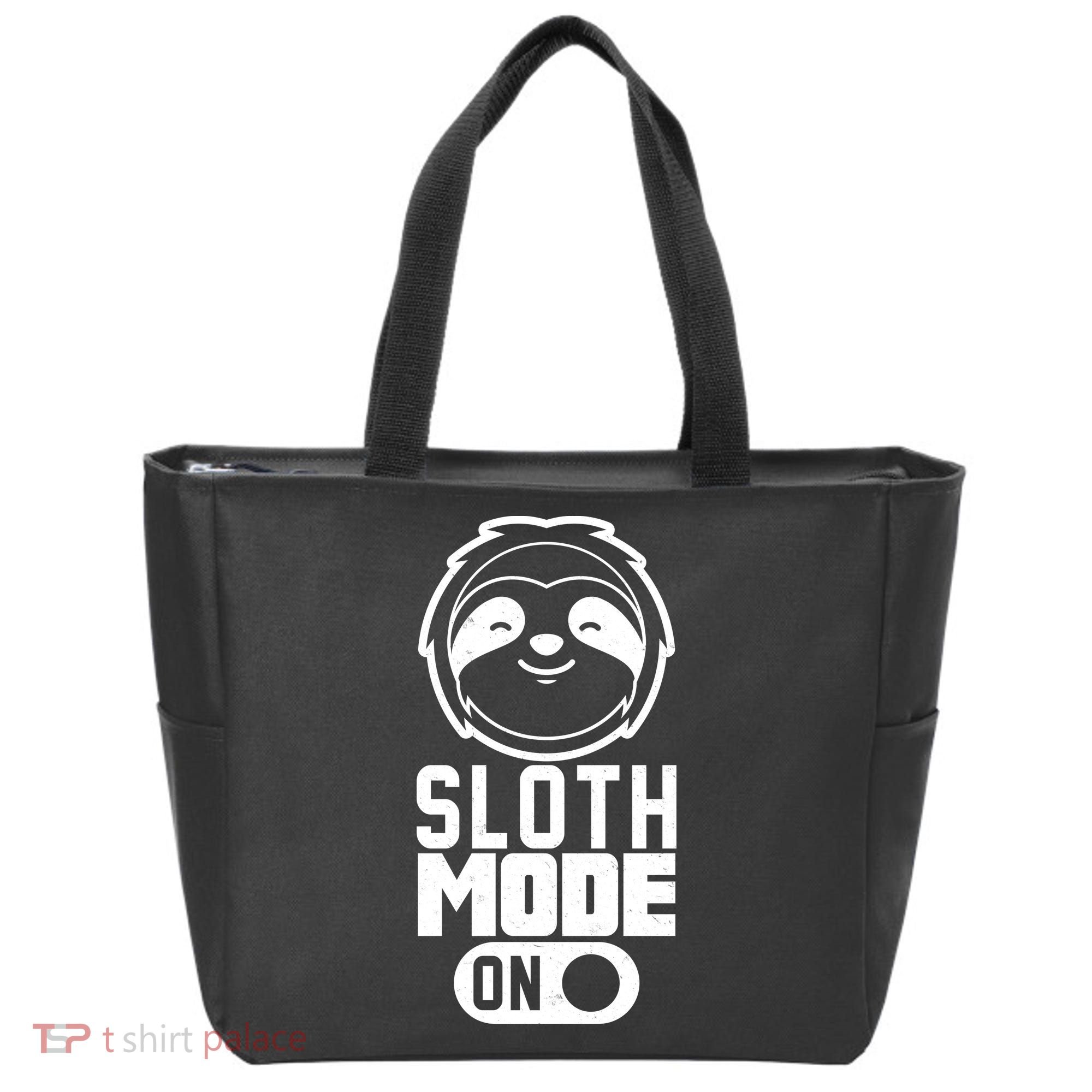 Funny Sloth Mode On Tote Bag
