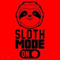 Funny Sloth Mode On Santa Hat thumb 1