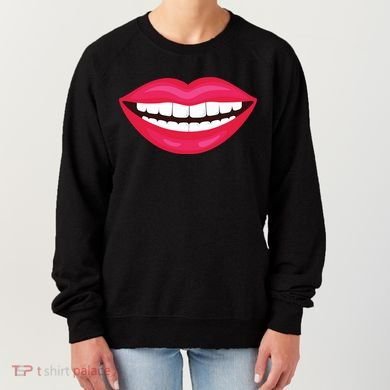 Funny Smile Lips Women's Sweatshirt