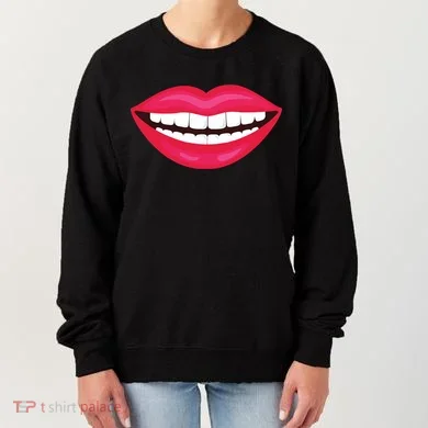 Funny Smile Lips Women's Sweatshirt