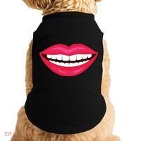 Funny Smile Lips Doggie Tank thumb 0