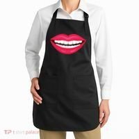 Funny Smile Lips Apron thumb 2