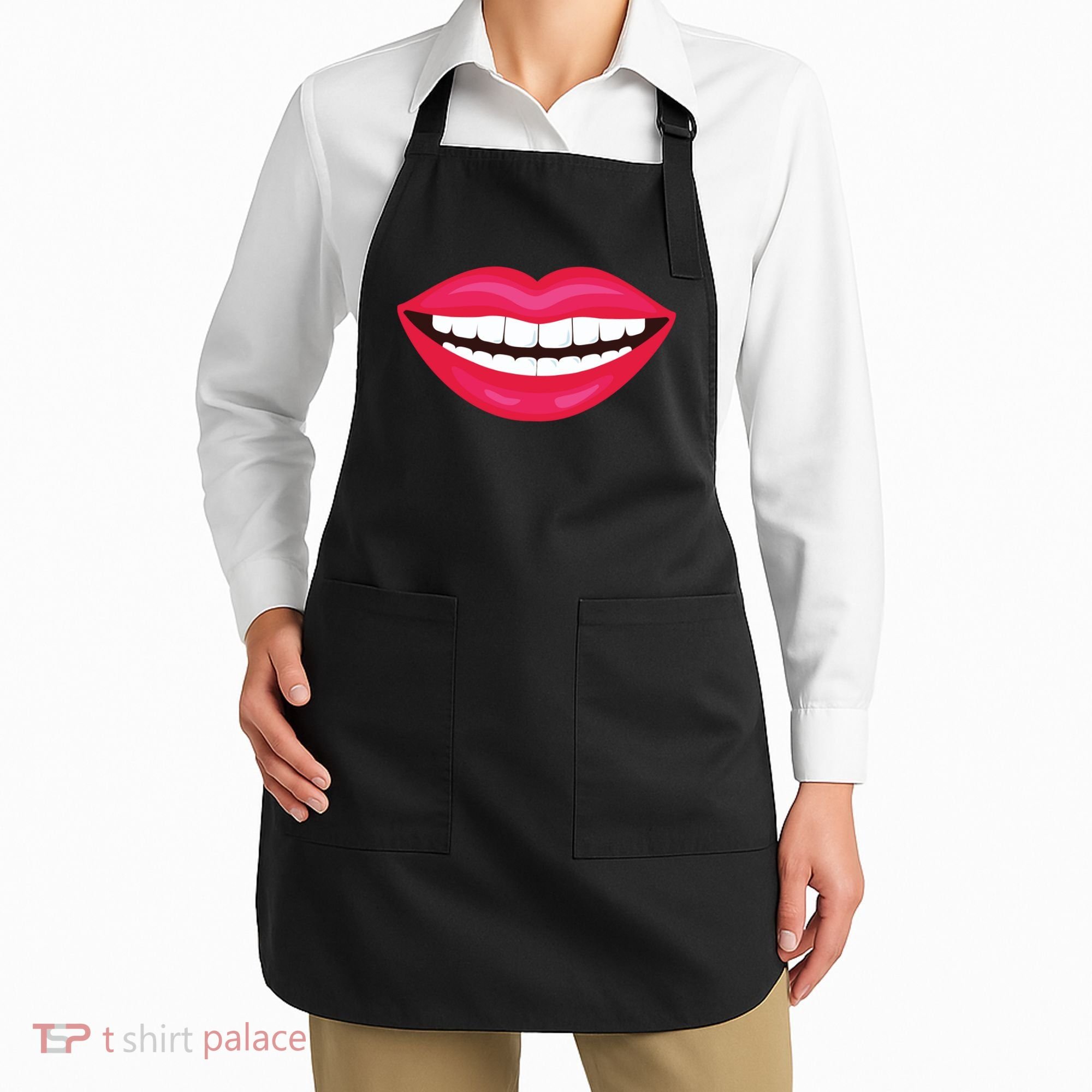 Funny Smile Lips Apron