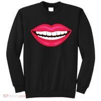 Funny Smile Lips Sweatshirt thumb 0
