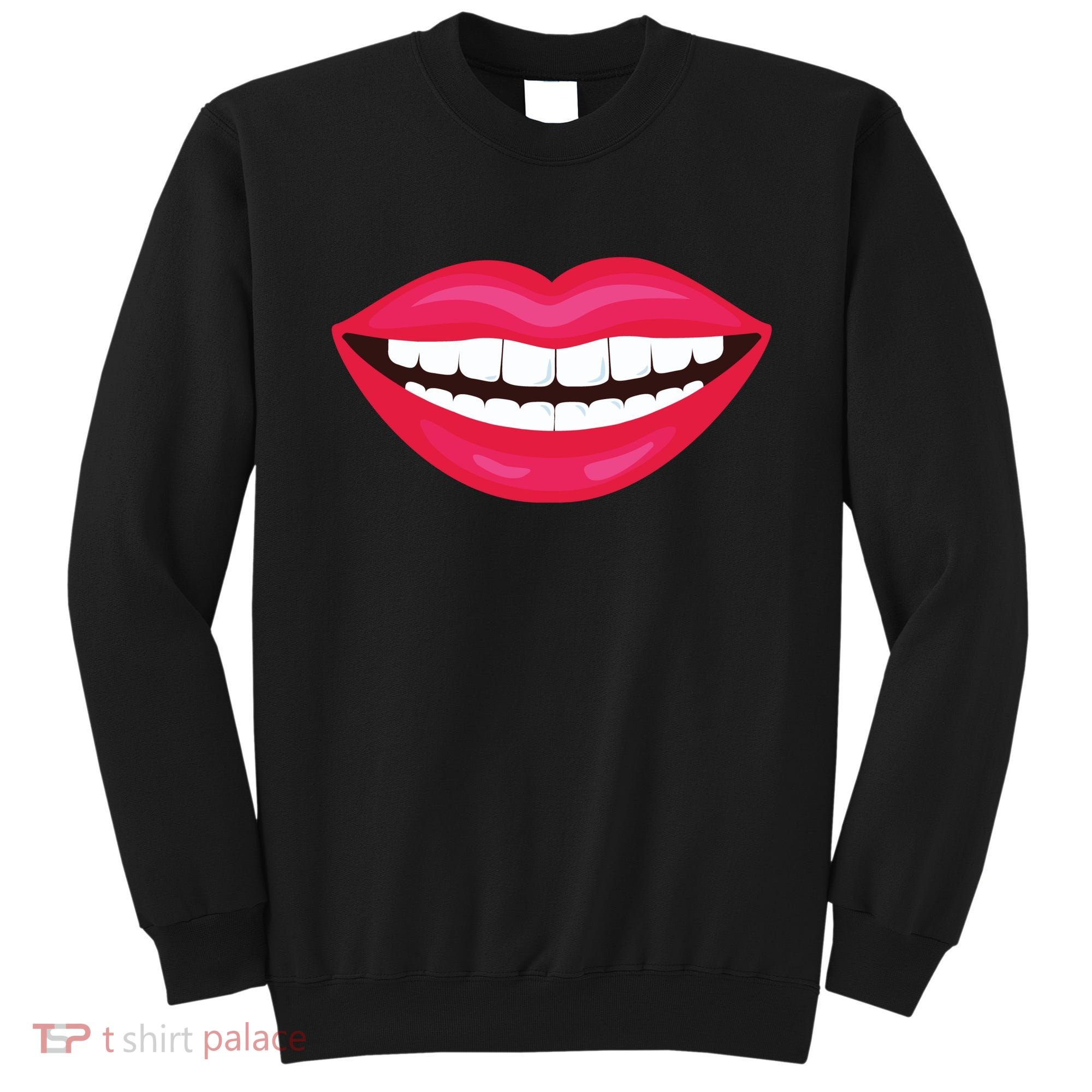 Funny Smile Lips Sweatshirt