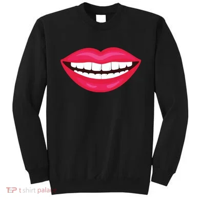 Funny Smile Lips Sweatshirt