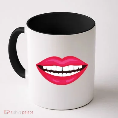 Funny Smile Lips Coffee Mug