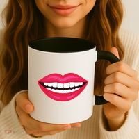 Funny Smile Lips Coffee Mug thumb 3