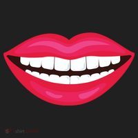 Funny Smile Lips Beanie thumb 2