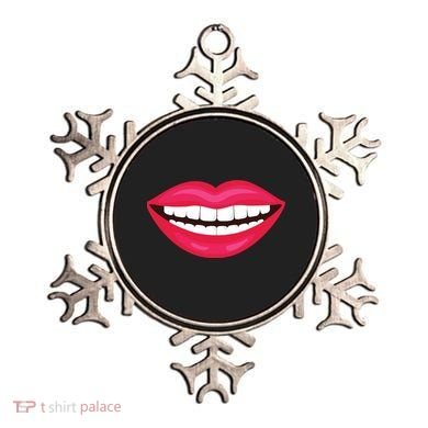 Funny Smile Lips Ornament