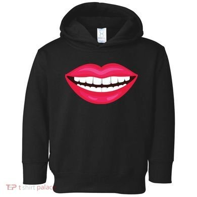 Funny Smile Lips Toddler Hoodie