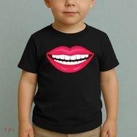 Funny Smile Lips Toddler T-Shirt thumb 2