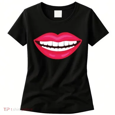 Funny Smile Lips Women's T-Shirt