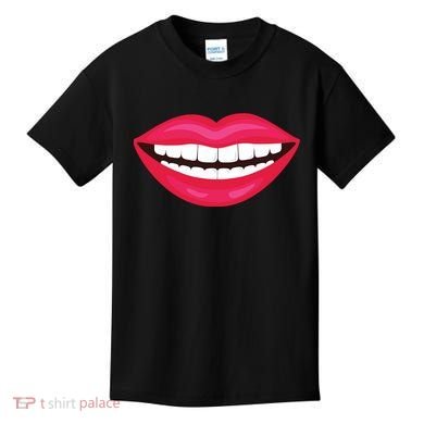 Funny Smile Lips Kids T-Shirt