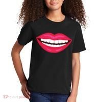Funny Smile Lips Kids T-Shirt thumb 2