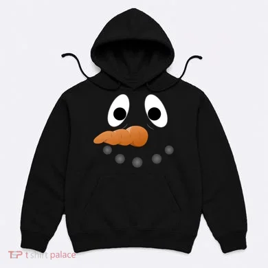 Funny Snowman Face Hoodie
