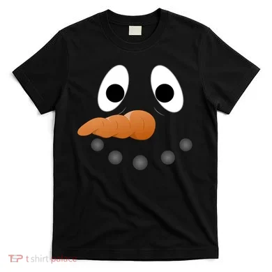 Funny Snowman Face T-Shirt