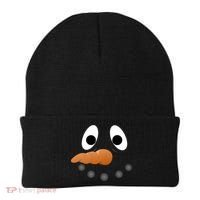Funny Snowman Face Beanie thumb 0