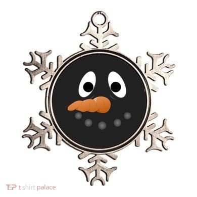 Funny Snowman Face Ornament