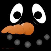 Funny Snowman Face Visor thumb 3