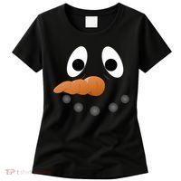 Funny Snowman Face Women's T-Shirt thumb 0
