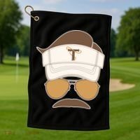 Funny Soccer Coach Golf Towel thumb 1
