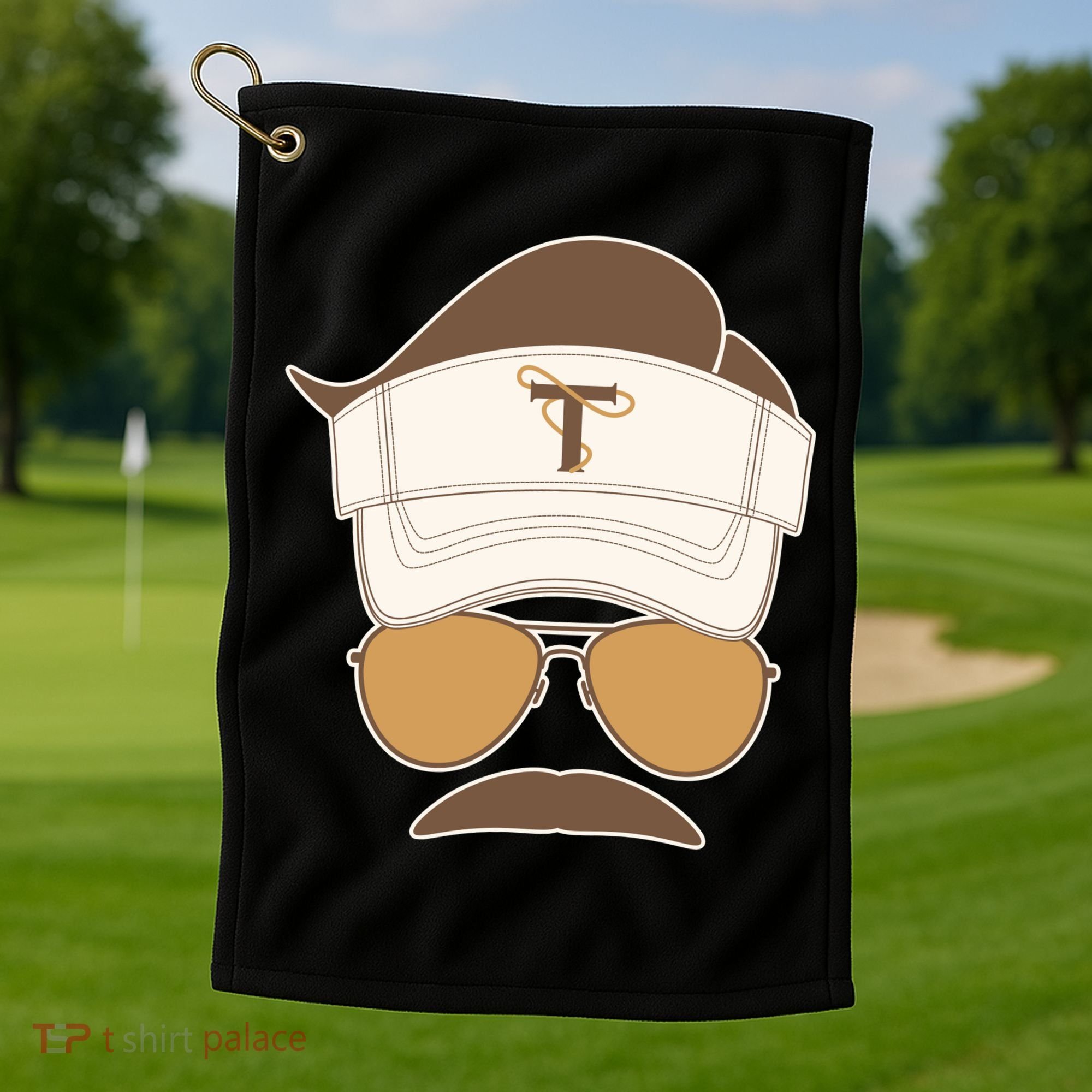Funny Soccer Coach Golf Towel